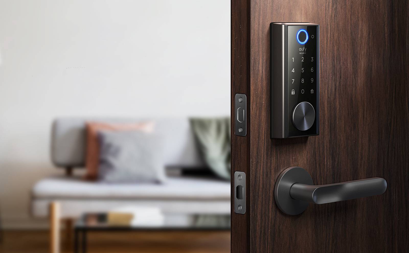 Unlock your door the same method you unlock your phone with eufy’s fine Orderly Lock Touch