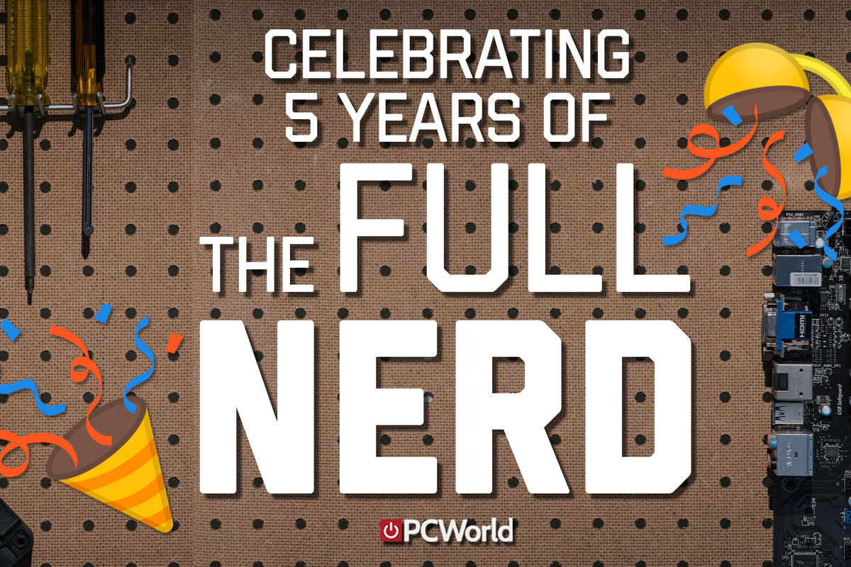 Delight in an even time 5 years of The Paunchy Nerd with merch!