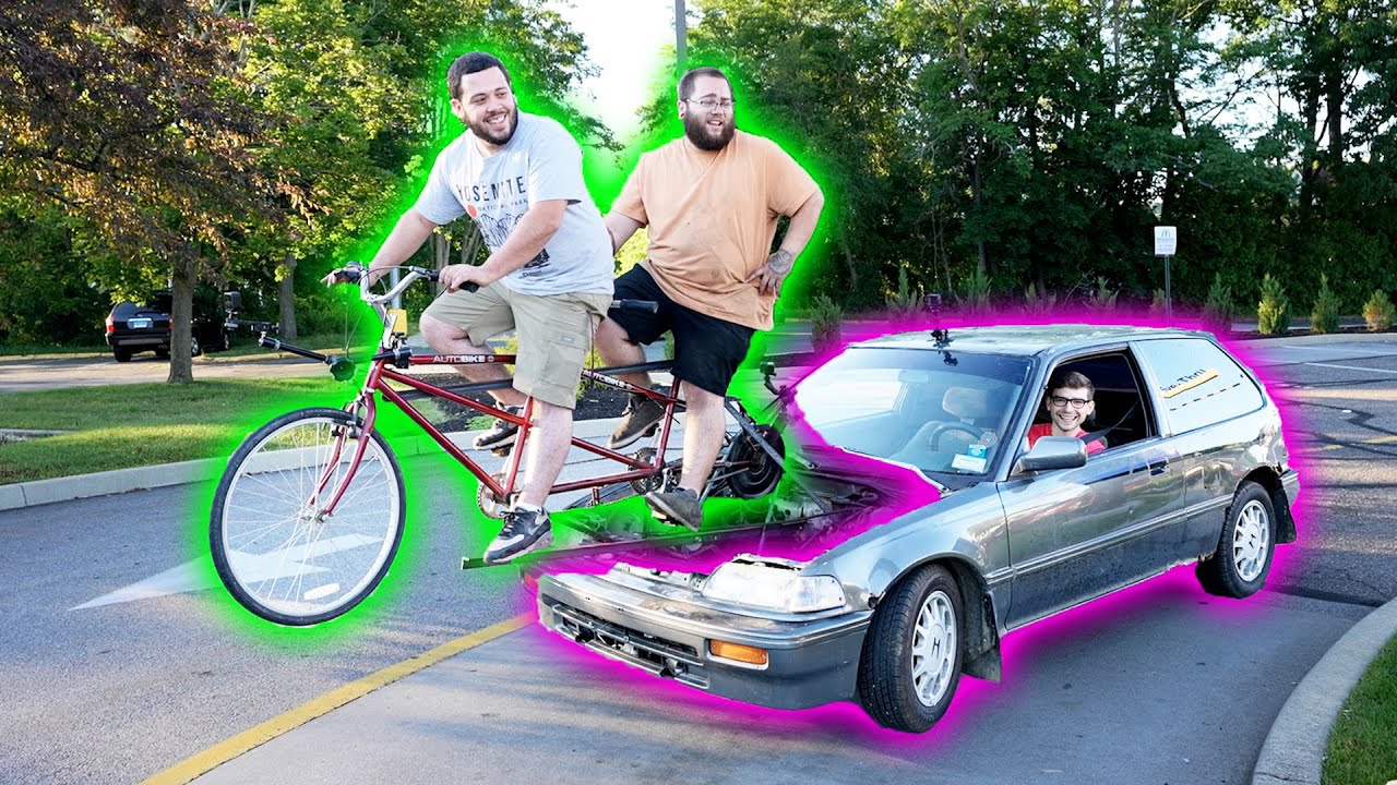 These guys made a motorcycle-powered automobile