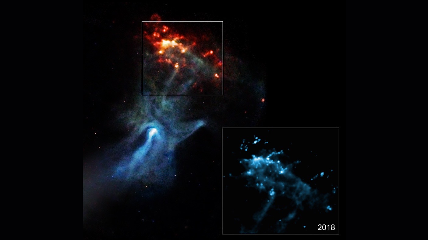 Massive ghostly ‘hand’ stretches thru living in unique X-ray views