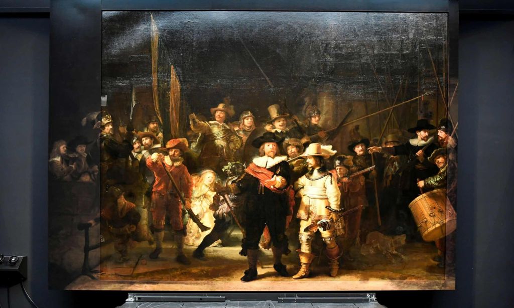 Rembrandt’s ‘The Evening Scrutinize’ restored to normal size using AI