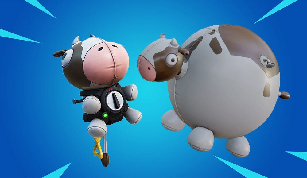 Leaked Fortnite Inflate-A-Bull merchandise turns gamers into impervious cows