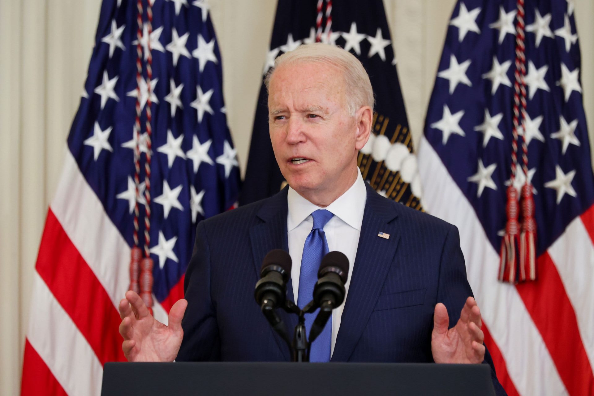 Biden reiterates toughen for bipartisan infrastructure draw, clarifies he did now not exclaim veto menace