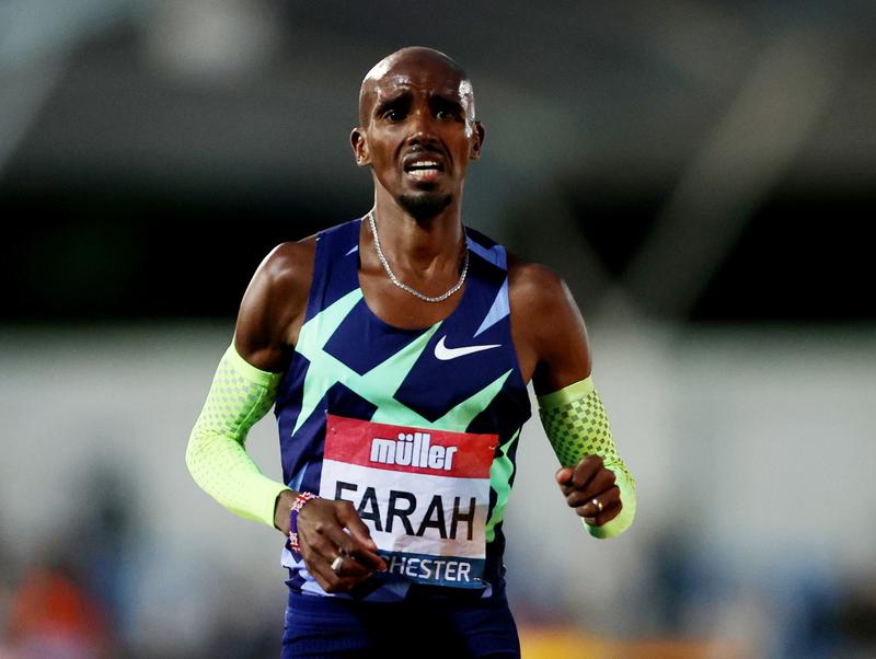 Athletics-Farah no longer ending word profession after missing Olympic qualifying label-coach