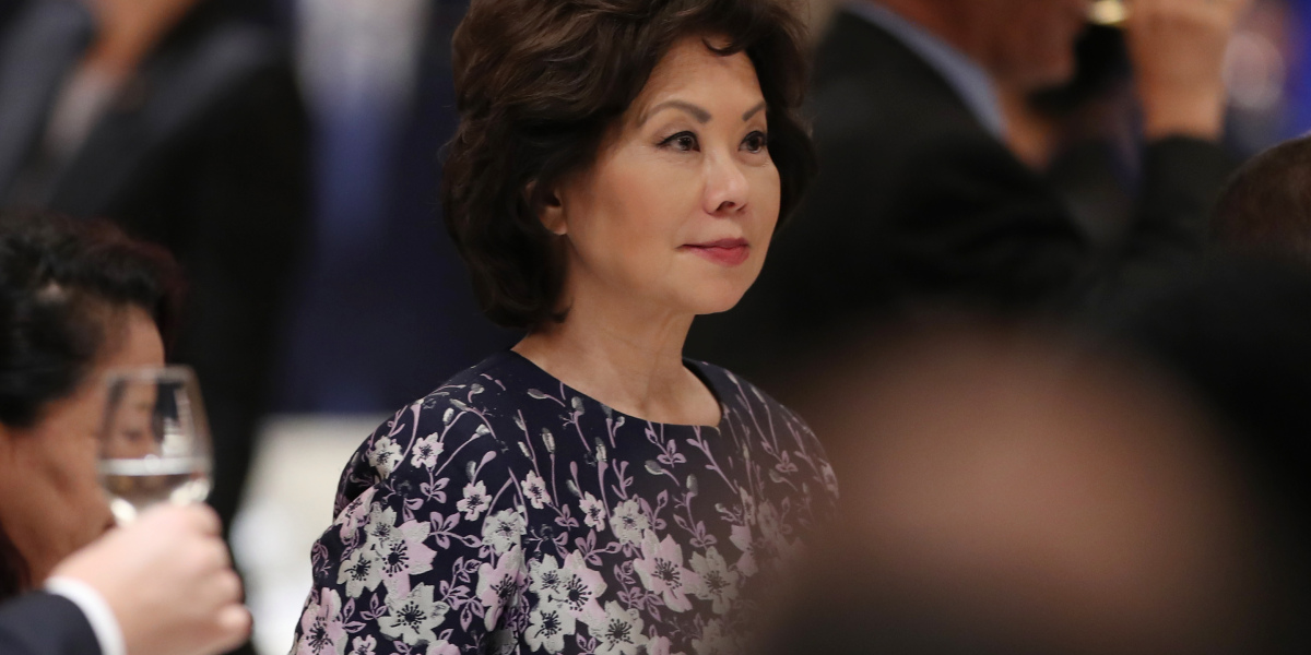 Passe Department of Transportation Secretary, Elaine Chao, returns to the deepest sector