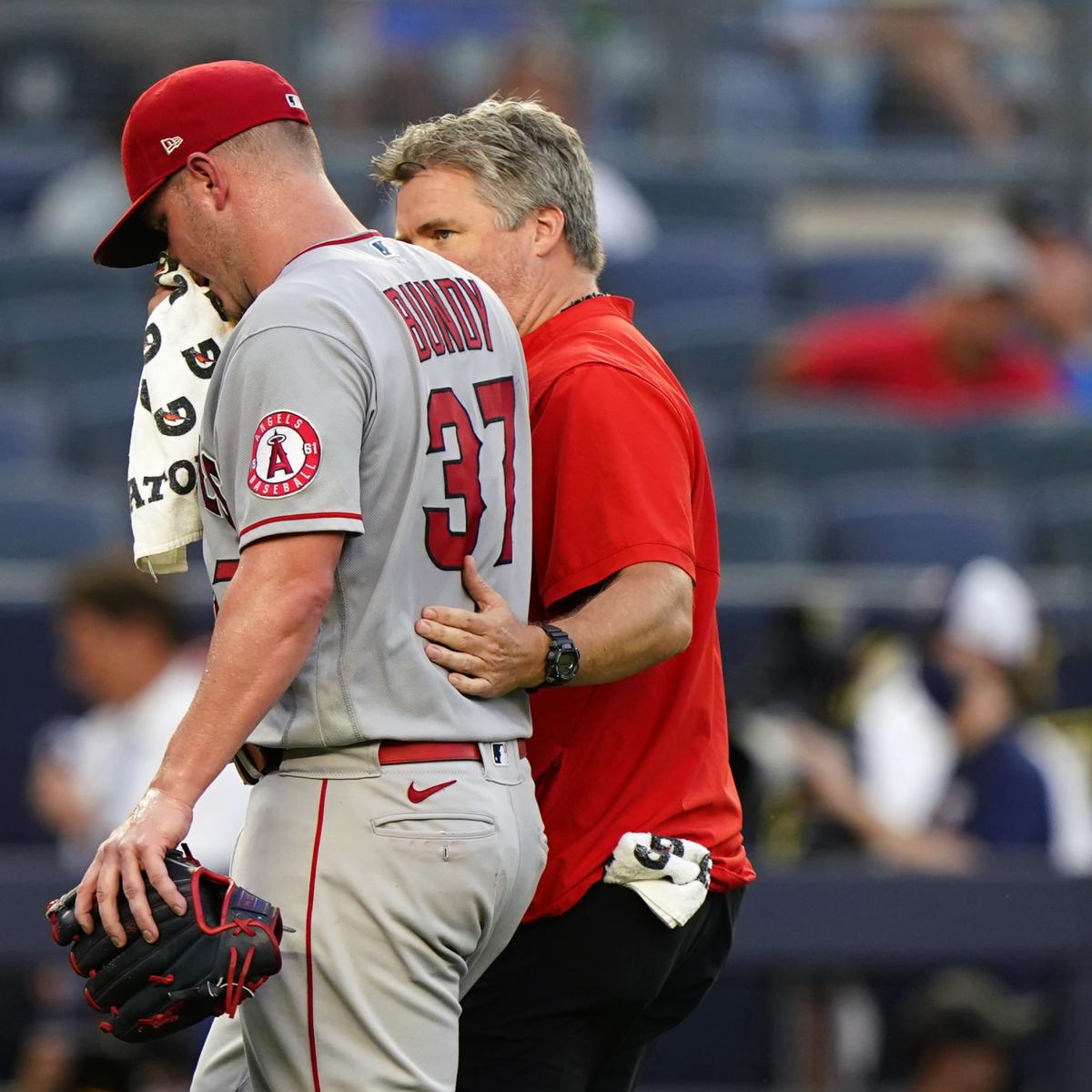 Dylan Bundy Vomits on Enviornment, Exits Angels vs. Yankees Because of Warmth Exhaustion