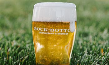Relax out and Top off with Rock Bottom’s Original Pool Hop Pilsner