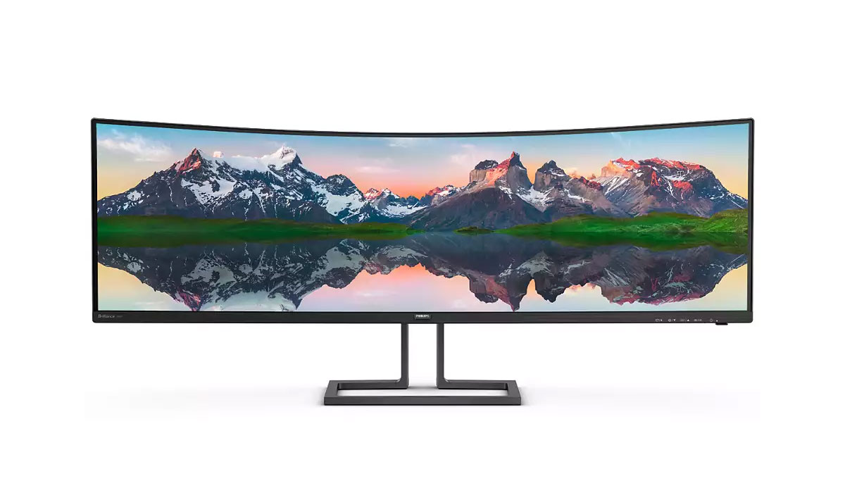 Philips Brilliance 498P9Z: Gargantuan 49-dart gaming computer screen launches with a 165 Hz refresh price and a KVM switch
