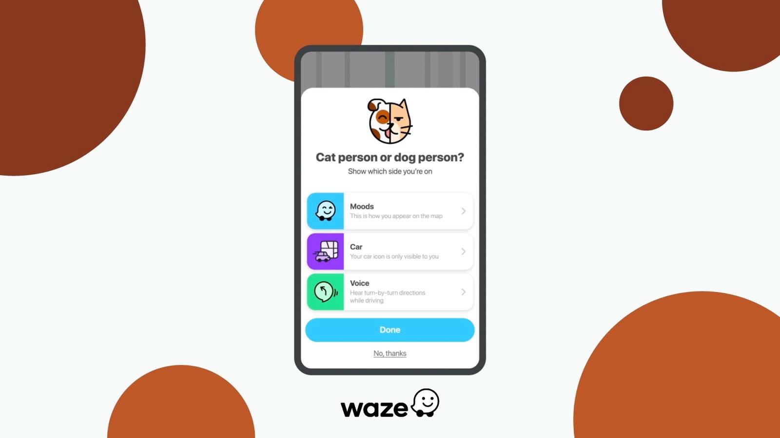 Waze’s most new change is great for dogs and cat house owners