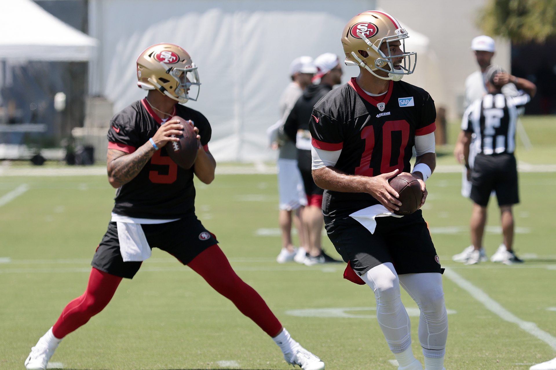 Trey Lance Praises 49ers’ Jimmy Garoppolo: ‘One in every of the Finest Folks I’ve Been Spherical’
