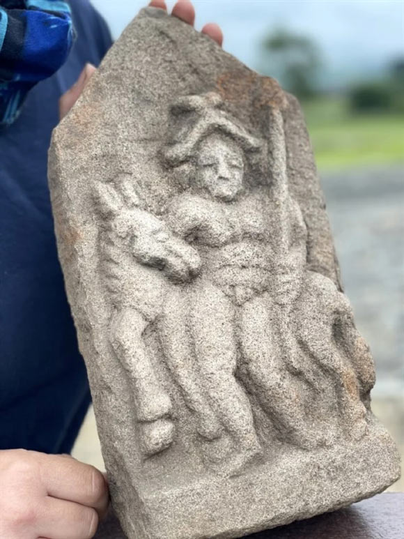Fantastically Carved Sandstone Reduction Uncovered at Vindolanda