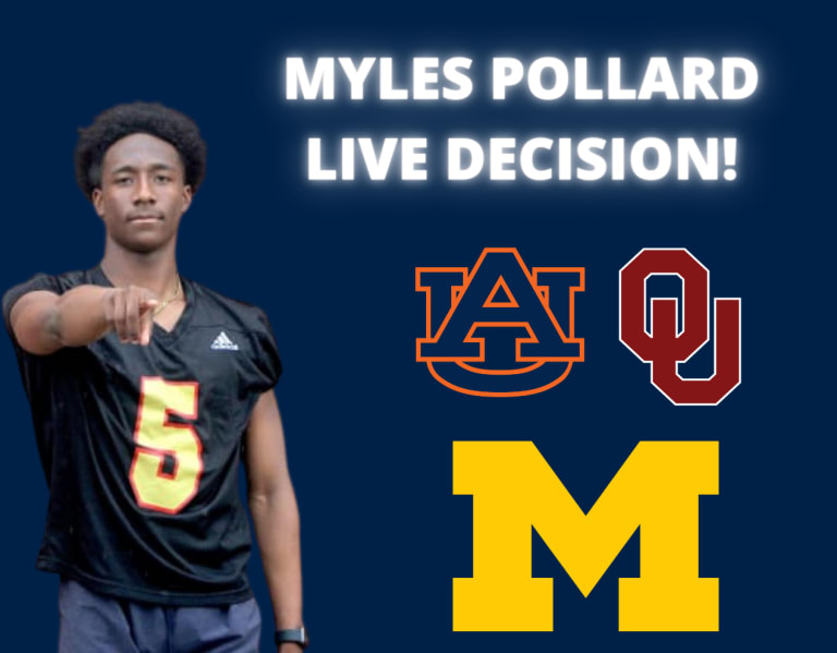 WATCH LIVE: Four-Giant title CB Myles Pollard Makes College Choice