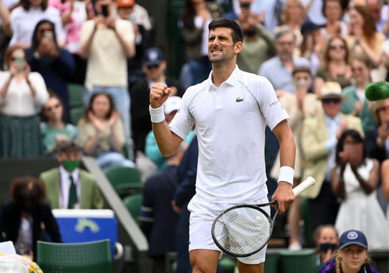 Tennis-Flawless Djokovic closing in on historical past