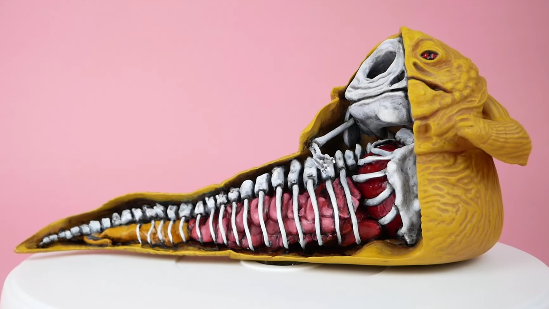 This Jabba the Hutt 3D-Printed Anatomical Sculpture Is Unpleasant