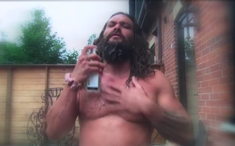 Watch Jason Momoa Rub Sanitizer on His Naked Chest for the ‘Personal It Challenging’ Danger
