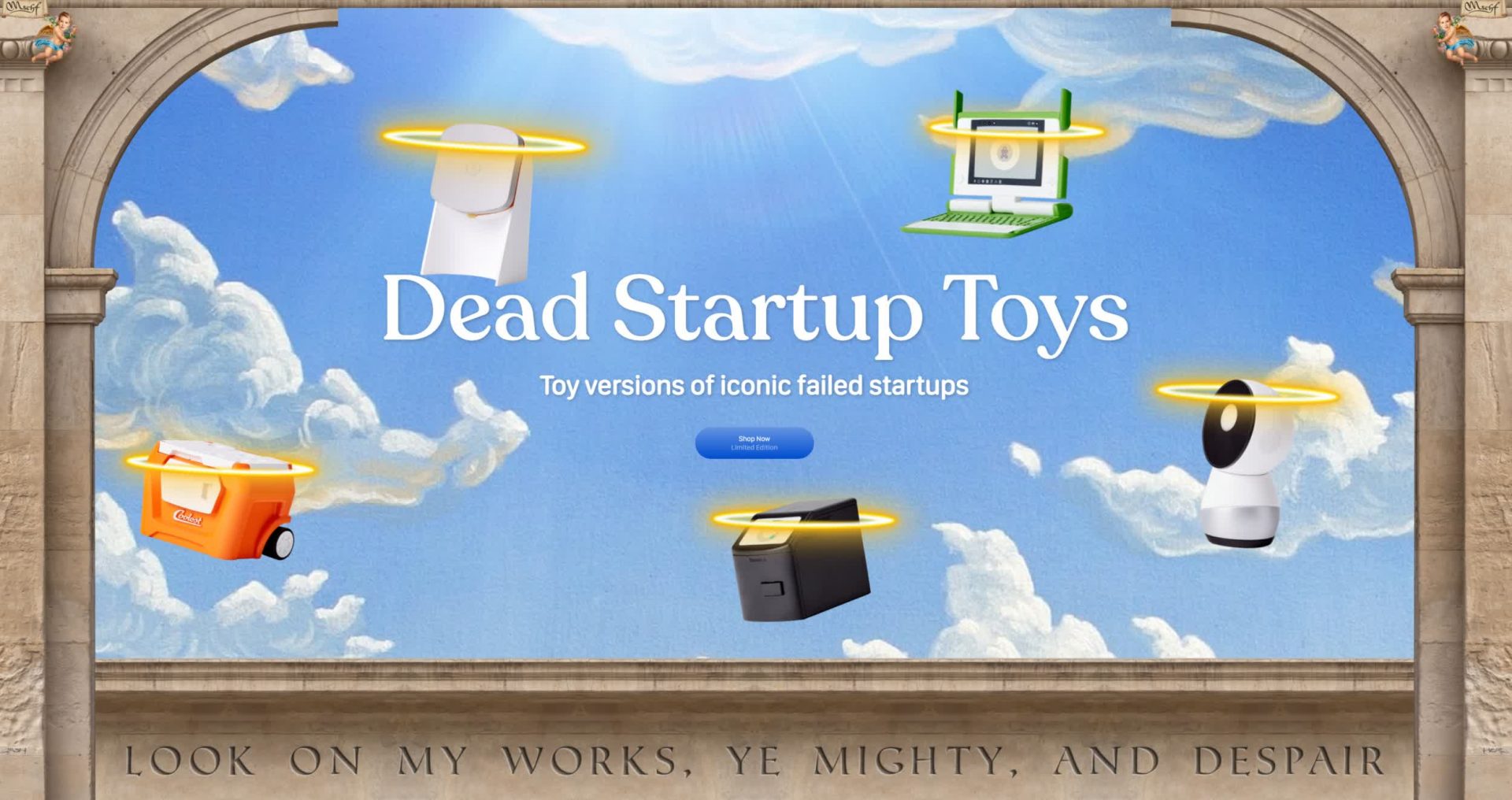 Plain Startup Toys are small versions of failed startups