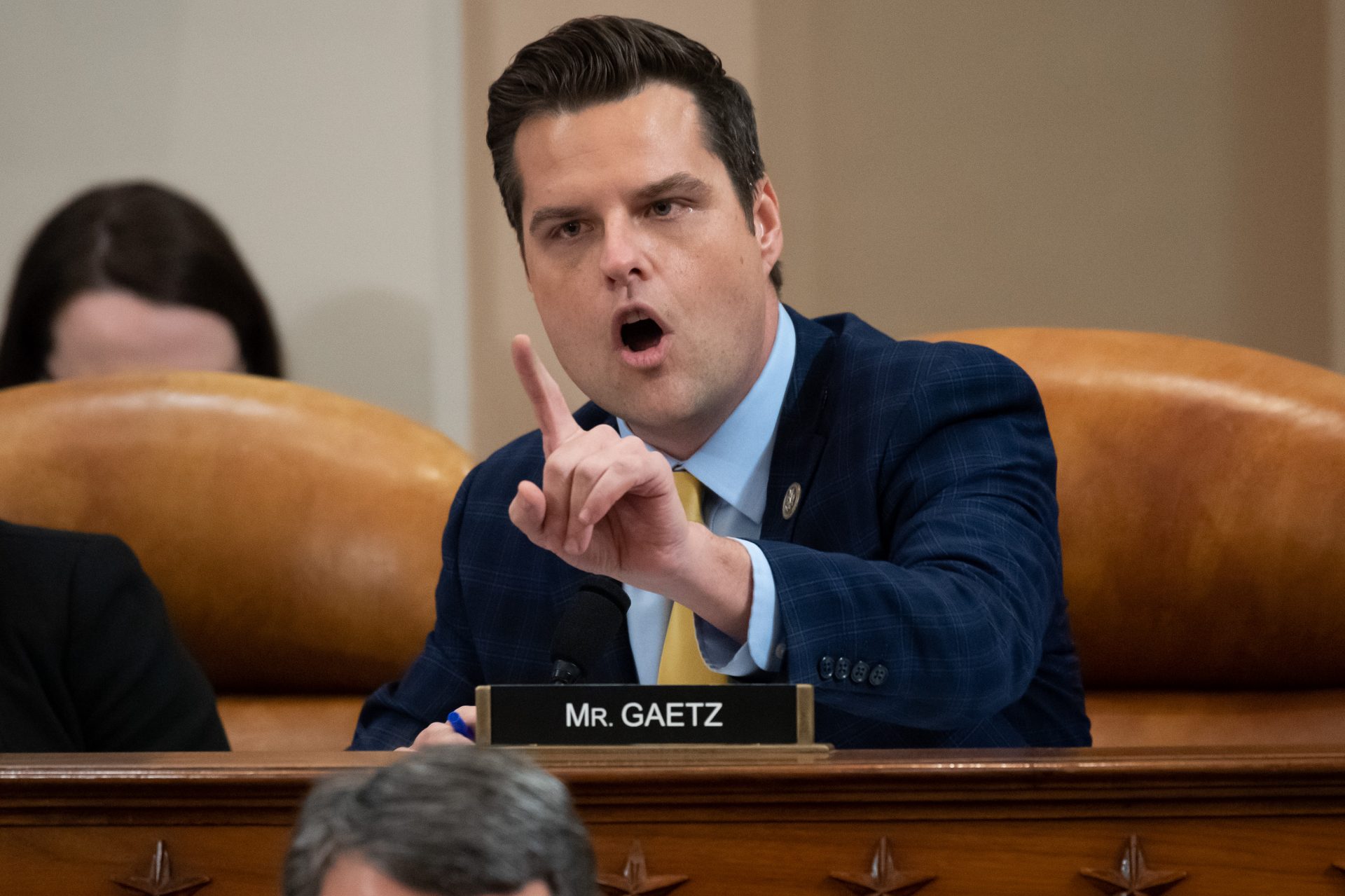 Matt Gaetz Hits Out at Protesters As Rally With Marjorie Taylor Greene Decrease