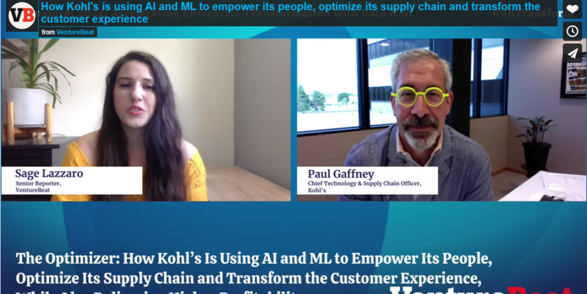 Kohl’s CTO on empowering of us and optimizing present chain with AI