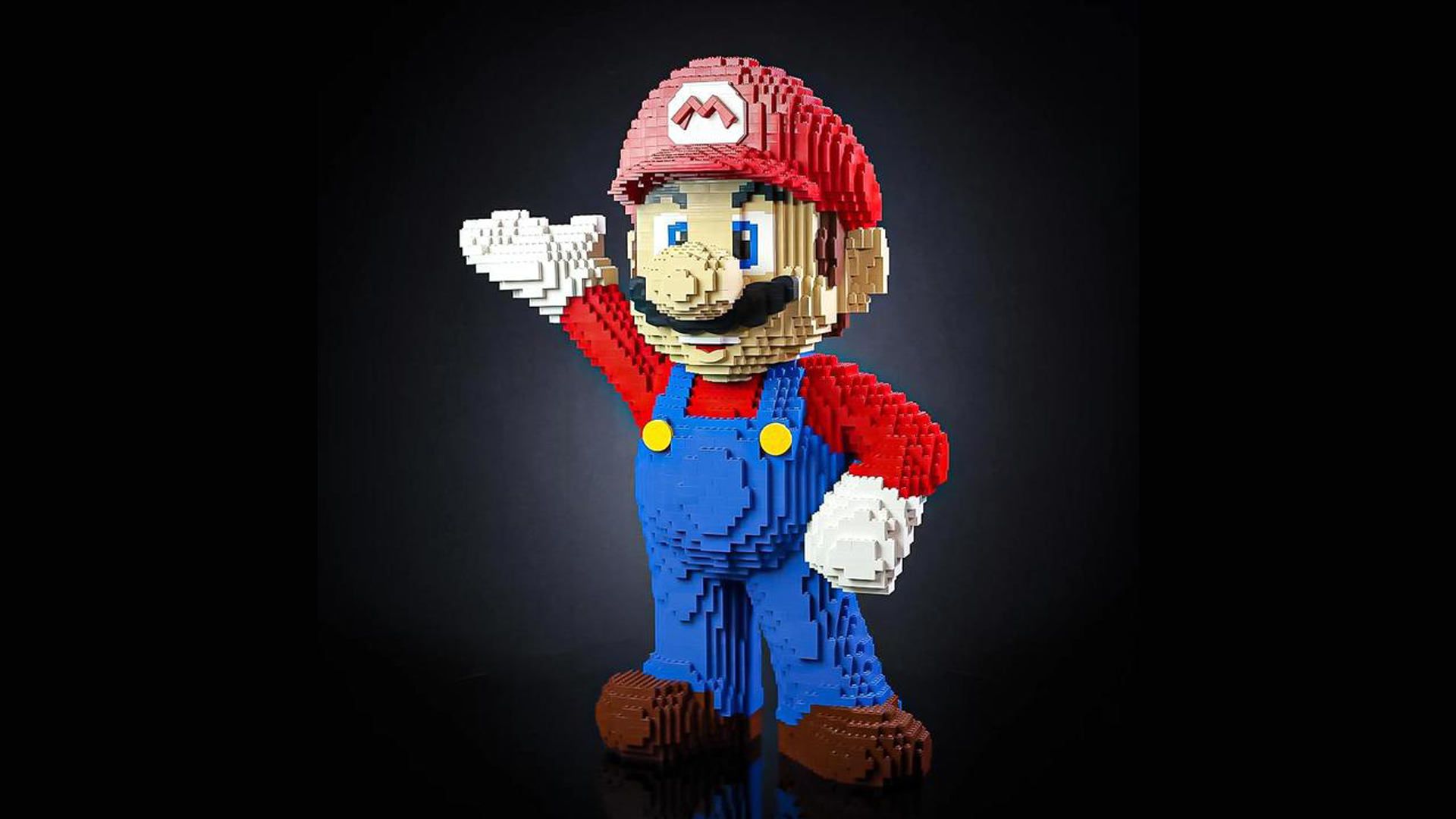 Make Your Maintain LEGO Broad Mario Statue With This Unofficial Verbalize