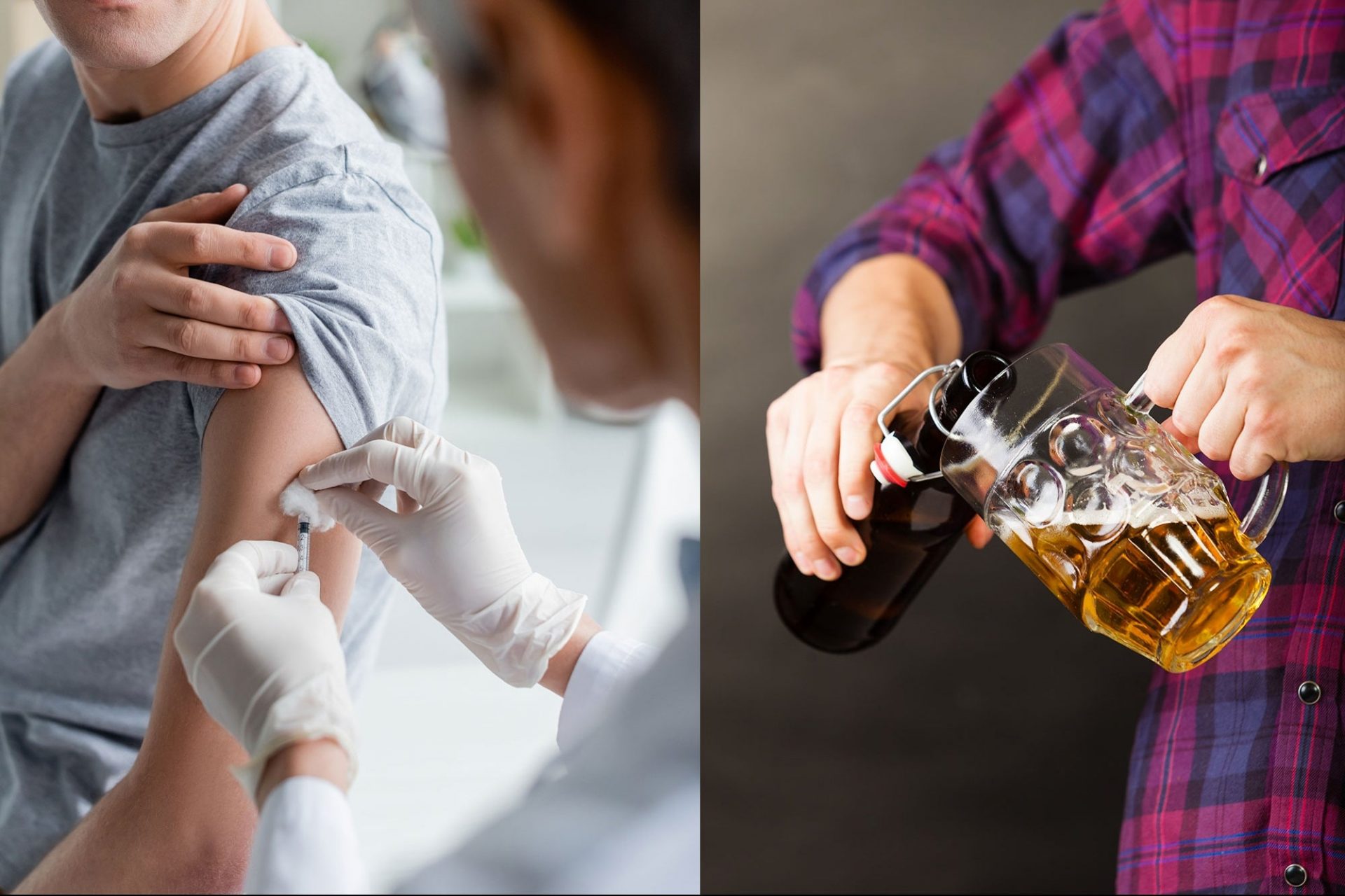 Can I drink alcohol after getting vaccinated in opposition to COVID-19?