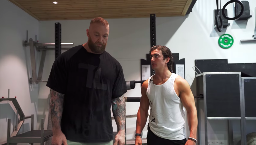 Look Thor Bjornsson Form a Bodybuilder End His Beefy Strongman Workout