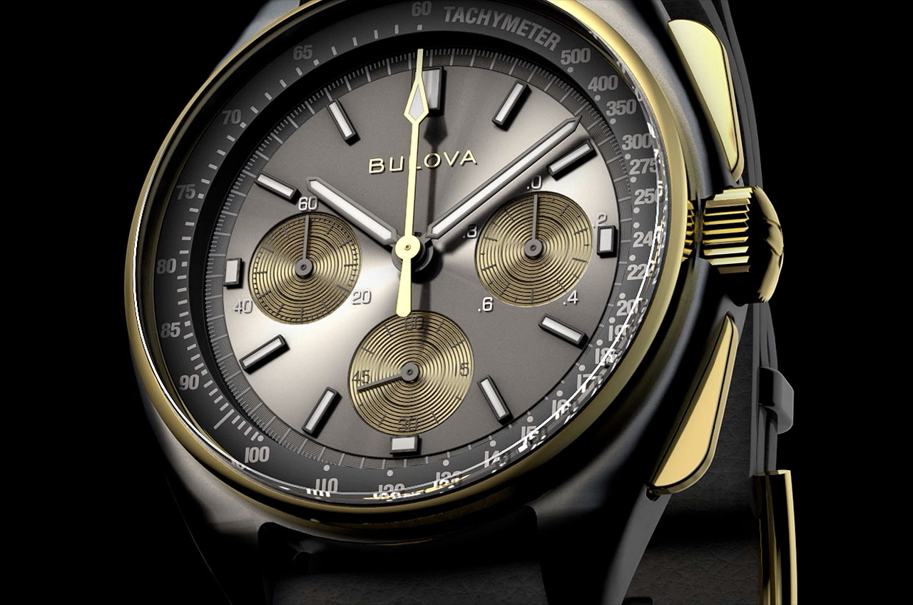 Bulova marks Apollo 15 Fiftieth with golden reproduction of moon-frail watch