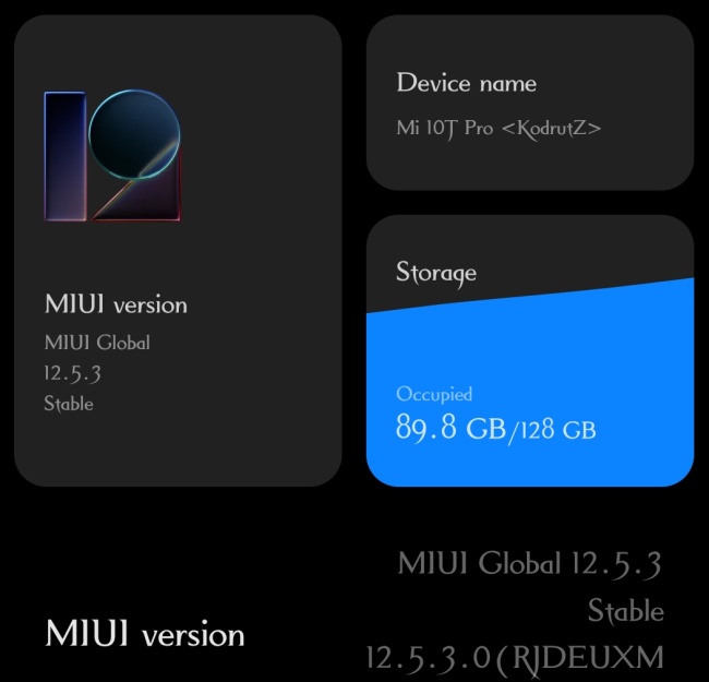 MIUI World 12.5.3 Stable replace hits the Xiaomi Mi 10T Pro