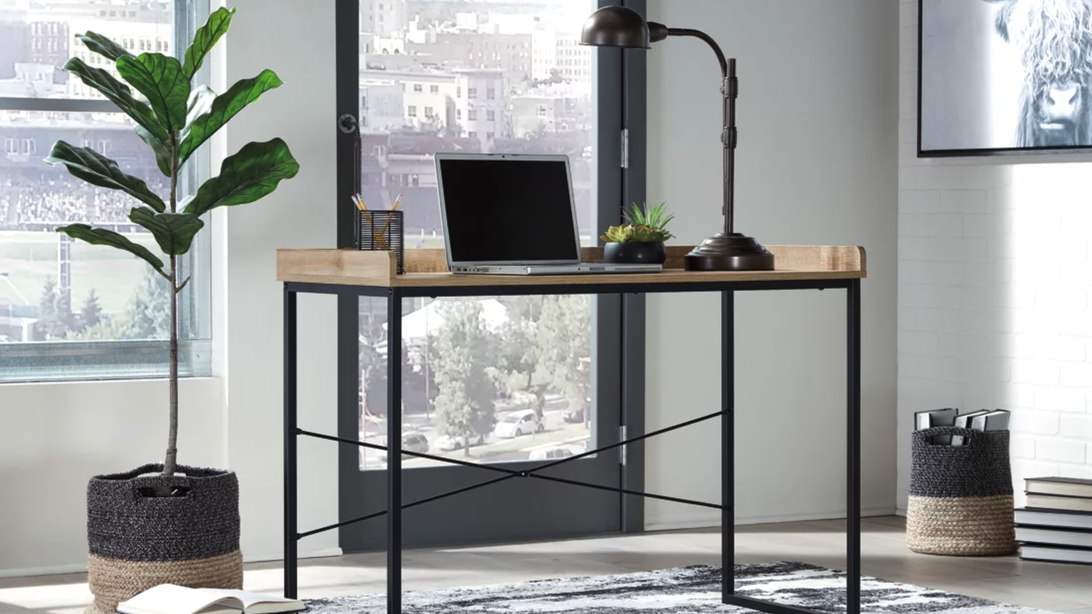 Dash minimalist with this $81 speak of job desk