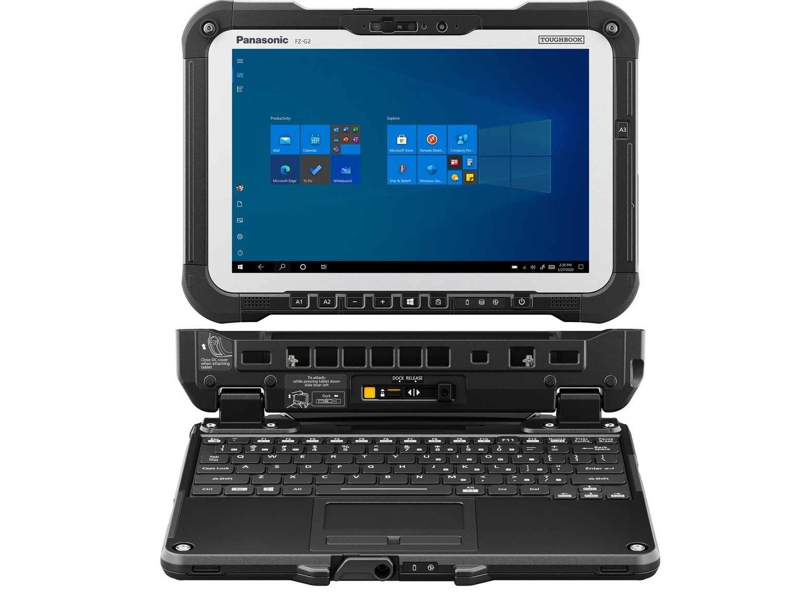 Panasonic Toughbook FZ-G2 rugged convertible overview: Pill with removable M.2 PCIe storage