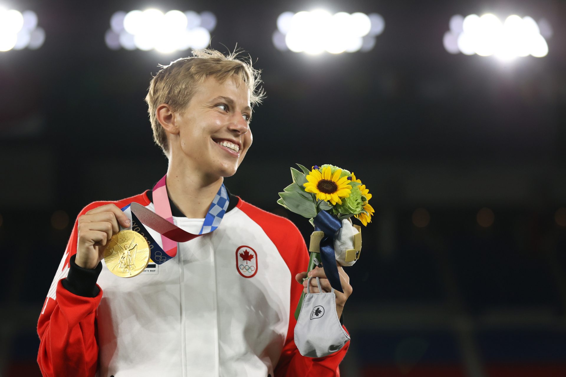 Quinn Makes History as the First-Ever Openly Transgender Athlete to Take an Olympic Medal