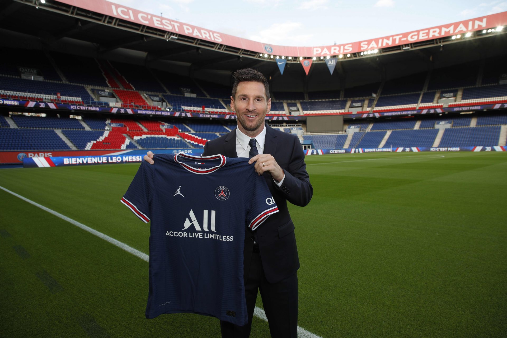 PSG president says world will doubtless be ‘haunted’ by revenues from Messi signing