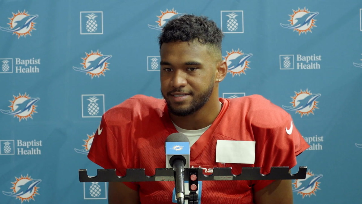 Miami Dolphins Quarterback Tua Tagovailoa Reflects on First Joint Practice