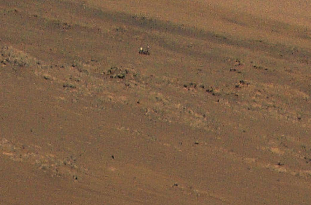 NASA’s Mars helicopter spots its Perseverance rover friend from above in an narrative ponder about (video)