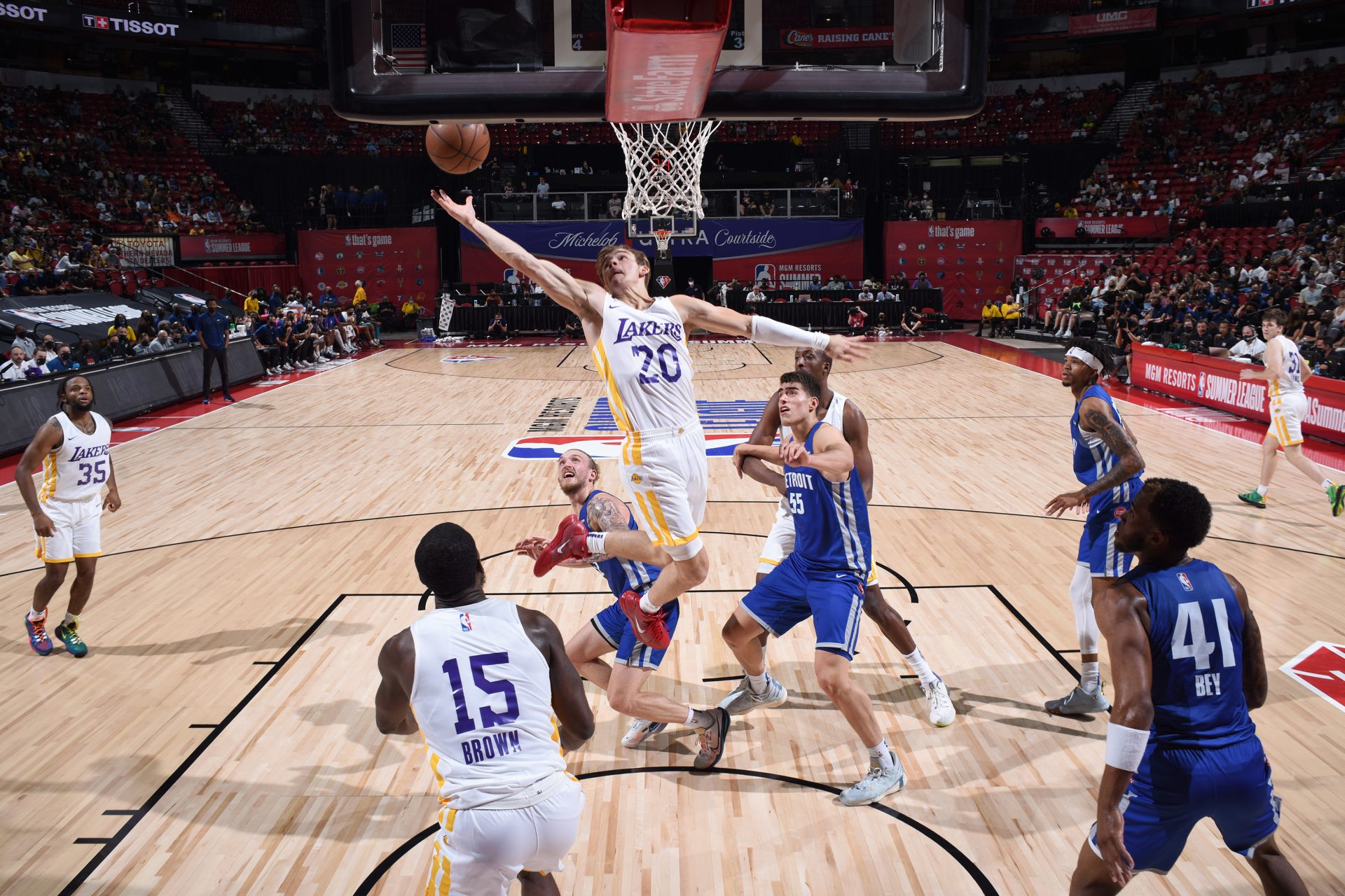 Mac McClung Scores 3 in Lakers’ Summer-League Loss to Pistons; Cade Cunningham Rests