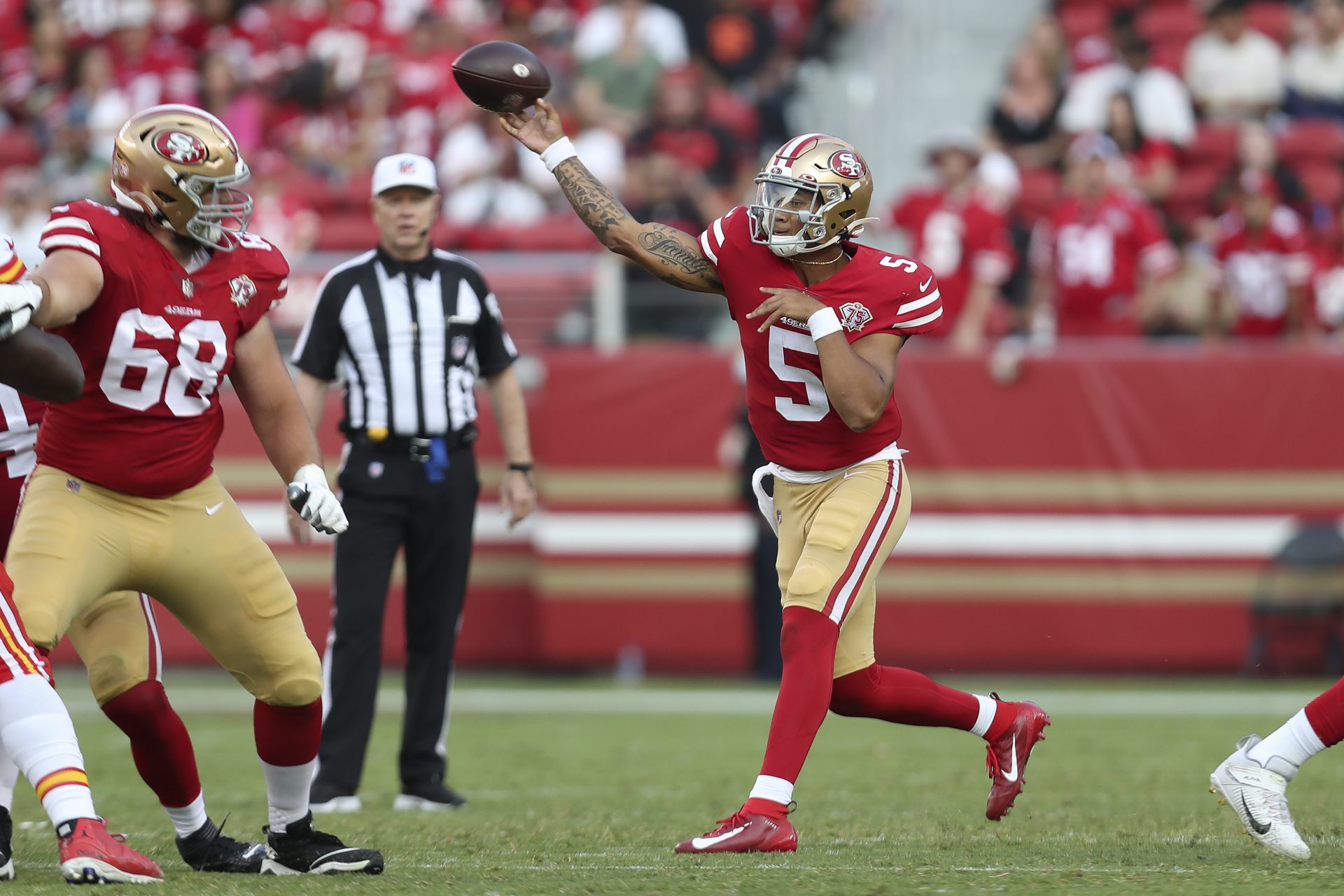 Trey Lance Shines No topic 49ers’ Loss to Chiefs in NFL Preseason Debut