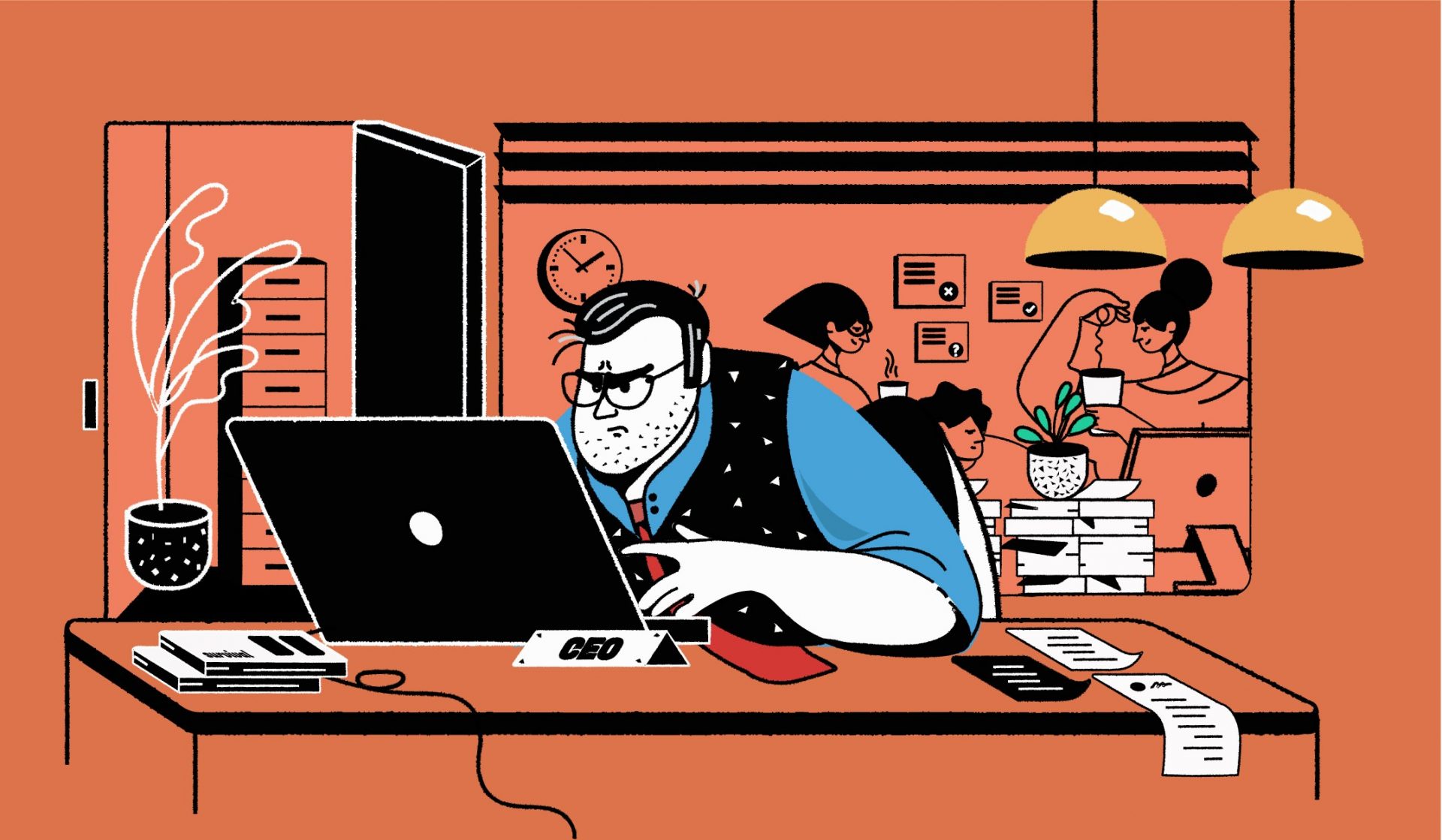 Bosses without offices: CEOs ditch non-public spaces for his or her return to the office