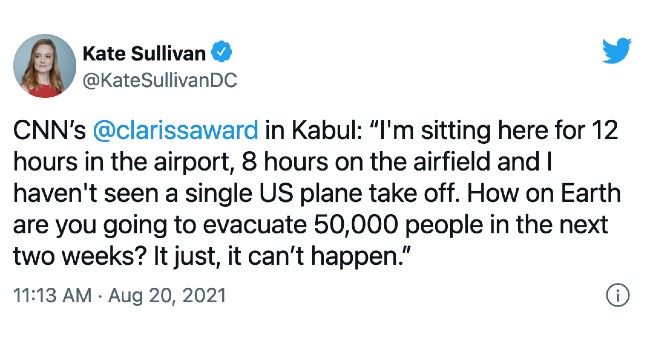 Chief of Workers Ron Klain mansplained what’s going down in Kabul to CNN’s Clarissa Ward who is in Kabul