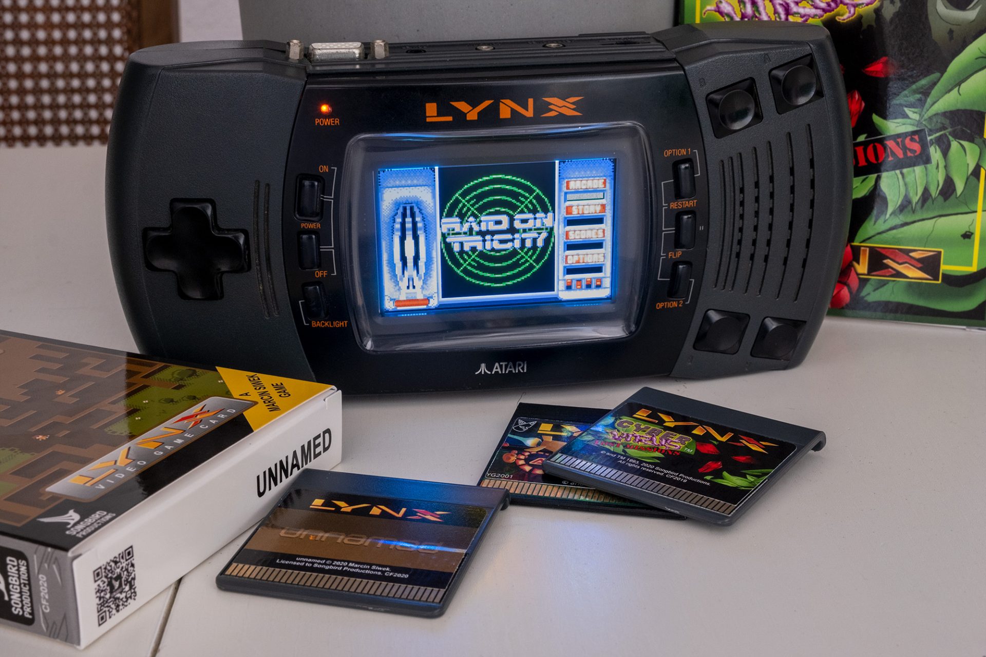 Four contemporary games land on… the Atari Lynx