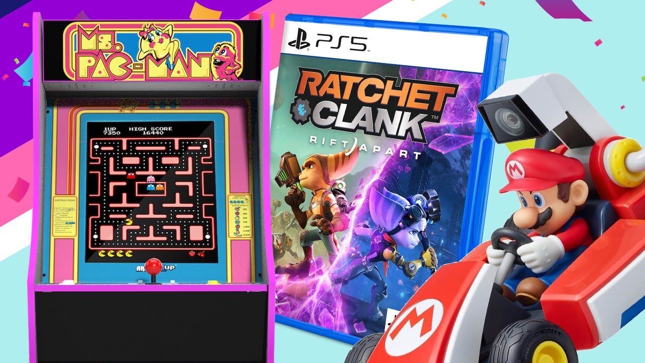 Day after day Presents: 40% Off Arcade1Up Ms Pac-Man Cupboard, 40% Off Mario Kart Live Home Circuit for Nintendo Switch, 25% Off Ratchet & Clank: Rift Apart for PS5