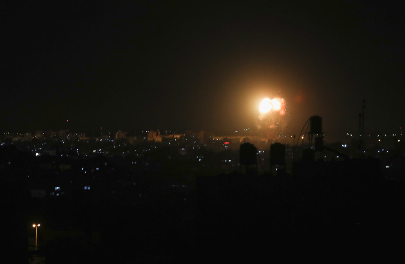 IDF assaults in Gaza following riots, incendiary balloons