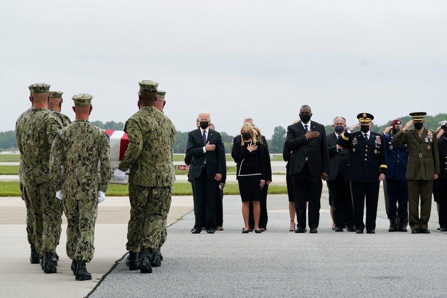 Biden will pay respects to US troops killed in Afghanistan attack
