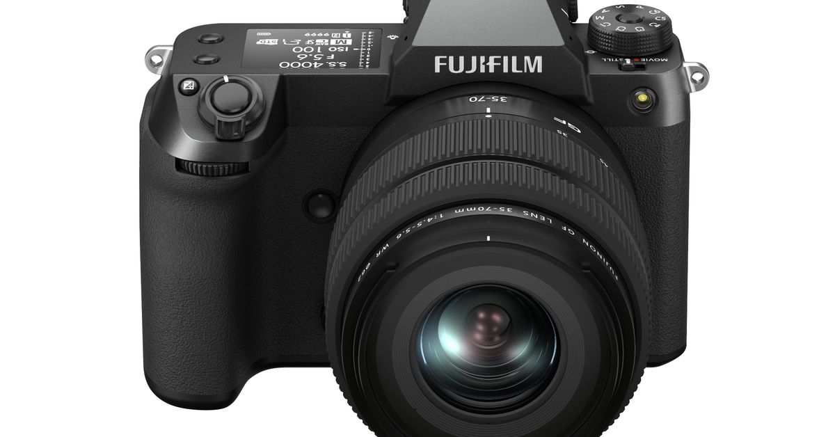 Fujifilm fair correct announced its cheapest medium layout camera but