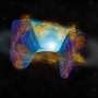 Stellar collision triggers supernova explosion
