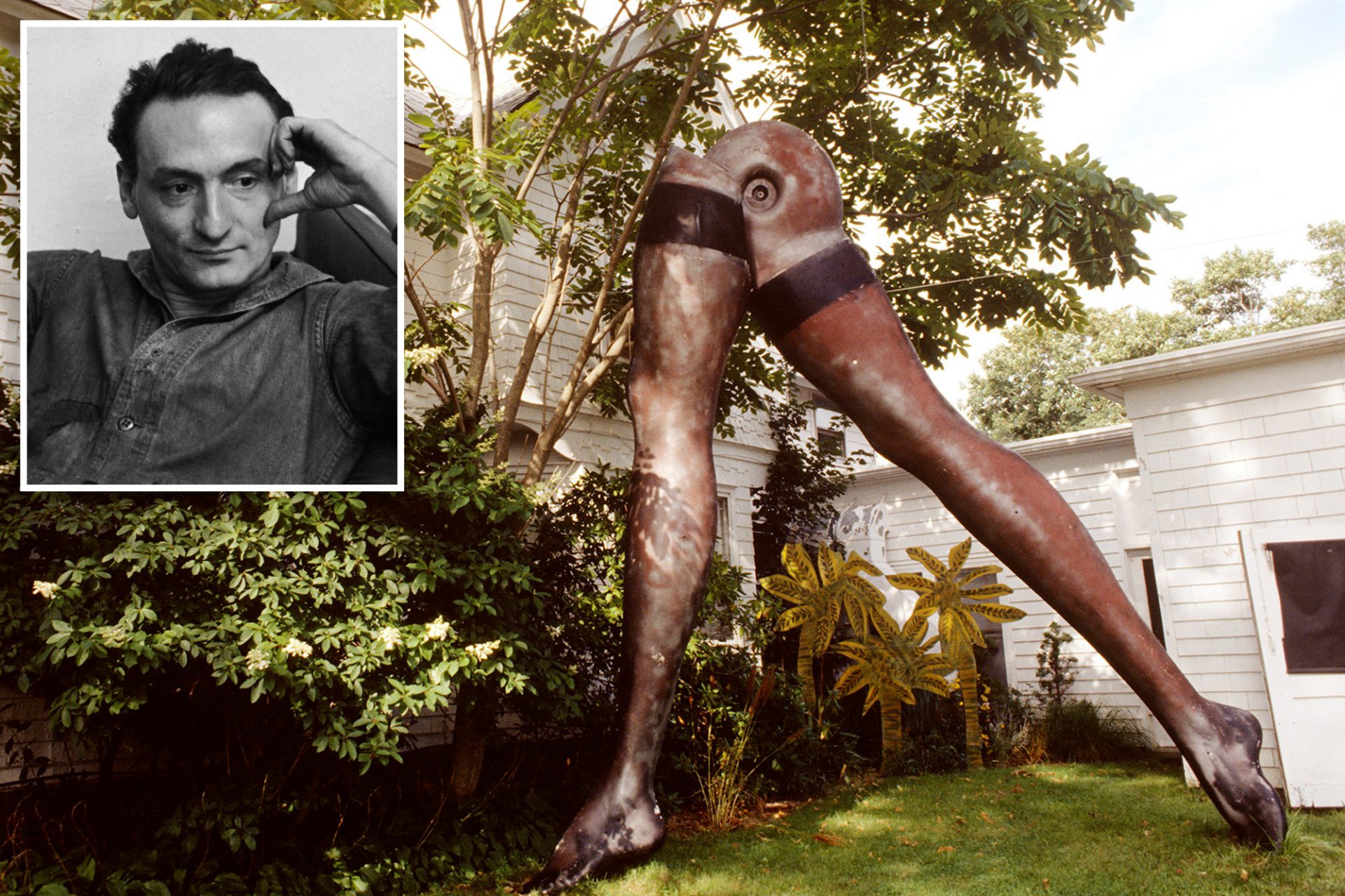 Giant ‘Legs’ sculpture walks off for $100K at Hamptons Elegant Artwork Sparkling