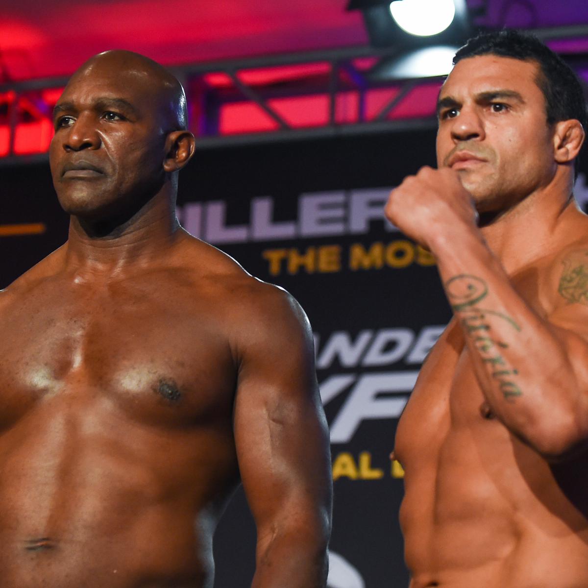 Vitor Belfort Beats Evander Holyfield through 1st-Round TKO in Triller Battle