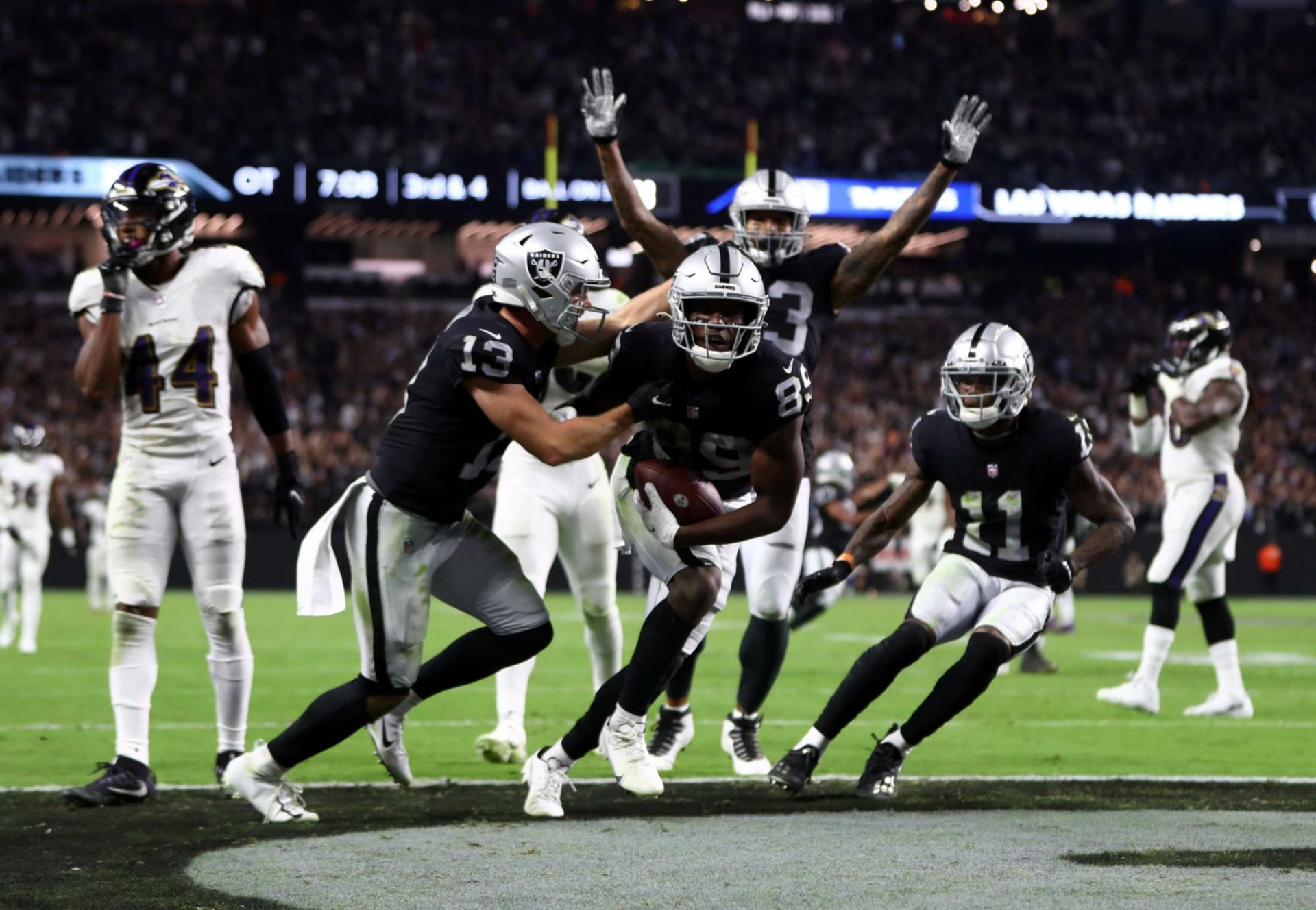 Raiders discontinuance total choke-fest on MNF in the very best acceptable system (Video)