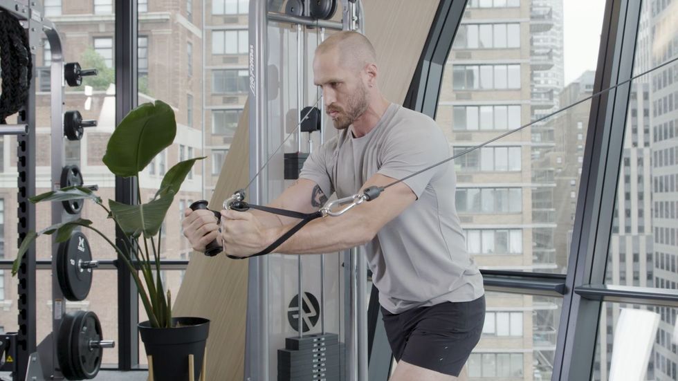 Sever Out Your Chest Muscle With the Cable Soar