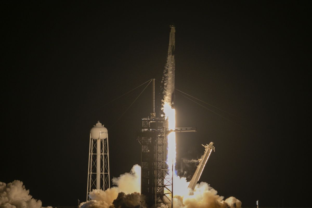 SpaceX Launches Four Of us on Internal most Dragon Spaceflight