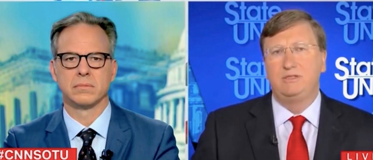 ‘I’m Attempting To Talk About Dreary Mississippians’: Jake Tapper Presses Gov. Tate Reeves On COVID Loss of life Fee