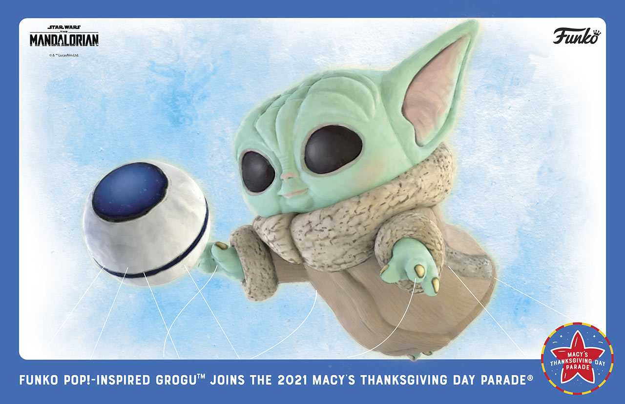Toddler Yoda from ‘The Mandalorian’ will hover as Macy’s Thanksgiving Day Parade balloon